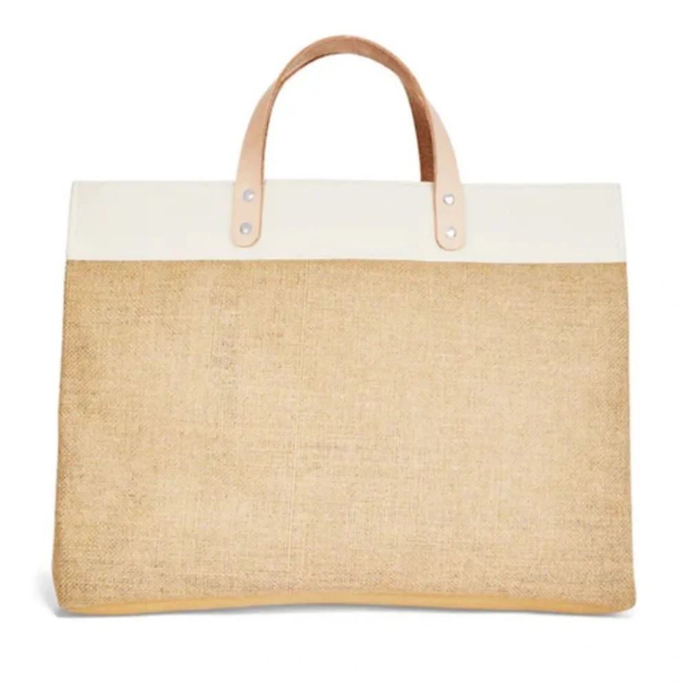 New! BRIGHTON Artful Heart Totes BE KIND BURLAP BAG